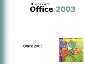 Microsoft Office 2003 Free Download